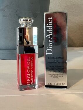 New in Box- Dior Addict Lip Glow Oil - Cherry